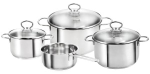 Bild von [amazon.de] Kopf Kochtopfset Merkur (4-teilig) für 49,99 €