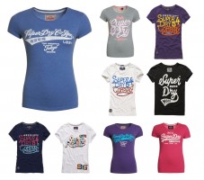 Bild von Superdry Damen T-Shirts (zahlreiche Modelle) für nur 13,95€ inkl. Versand