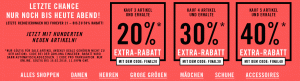 Bild von [Forever21] nur heute! bis zu 40% extra Rabatt auf Sale + gratis Filiallieferung