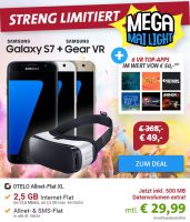 Bild von Otelo Allnet Flat XL (2,5 GB Datenvolumen) für 29,99 € + Samsung Galaxy S7 für 5 € oder mit zusätzlicher Virtual Reality Brille für 49 €