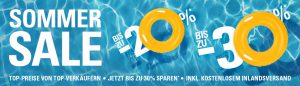 Bild von [eBay] Sommer-Sale – bis zu 30% Rabatt auf den UVP + kostenfreier Versand