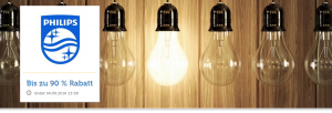 Bild von bis zu 90% Rabatt auf Leuchten von Philips, z.B. Hängeleuchte Massive by Philips Broba für 12,90€ inkl. Versand statt 75,90€