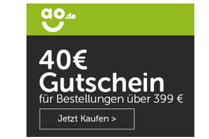 Bild von 40€ Gustchein für Bestellungen von Haushaltsgeräten über 399€ mit dem CODE: SALESBUTLER40