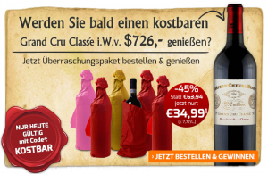 Bild von [Weinvorteil] Überraschungspaket i.W.v. 63,94€ für 34,99€ inkl. Versand mit Gutscheincode „KOSTBAR“