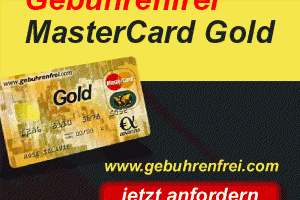 Bild von MasterCard Gold – Kostenlos, 0€ Jahresgebühr, 0€ Bargeldgebühr weltweit, GRATIS Reiseversicherung