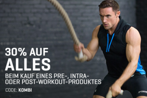 Bild von [My Protein] 30% auf alles beim Kauf eines Pre-, Intra- oder Post-Workout Supplements mit Code „KOMBI“, z.B. CLA 180 Kapseln für 17,84€ statt 25,49€