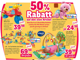 Bild von [ToysRUs] 50% auf den 2. Artikel von Galileo & vtech