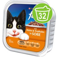 Bild von Zooplus: 32 x 100g Felix Leckerbissen Schale für 8,99€ statt 16,50€