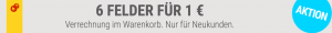 Bild von [Tipp24] Lotto: 6 Felder für 1€ bei 6 aus 49 für Neukunden