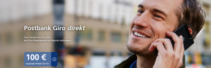 Bild von Postbank Giro direkt mit bis zu 100€ Prämie