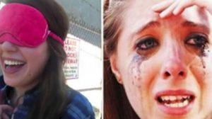 Bild von Er hat ihr die Augen verbunden, um sie zu überraschen. Das war ein riesen Fehler…