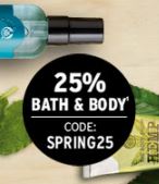 Bild von [The Body Shop] 25% auf Bath & Body mit Code „SPRING25“, z.B. Fijian Water Lotus Body Lotion für 12,75€ statt 17,00€