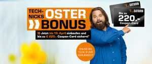 Bild von [Saturn] bis zu 220€ Couponcard sichern – bis 15.04. verlängert