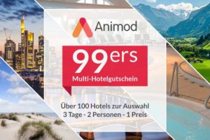 Bild von 2 Übernachtungen zu zweit inkl. Frühstück in einem von 100 Animod Hotels in ganz Europa für 99,99€