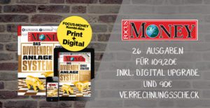 Bild von 6 Monate Focus Money (Print+Digital) nur 19,20€