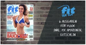 Bild von 6 Ausgaben Fit For Fun nur 4,80€