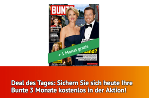Bild von Deal des Tages: Sichere Dir heute Deine Bunte 3 Monate kostenlos in der Aktion! + 1 Monat extra dazu!