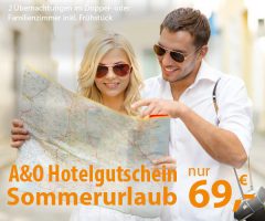 Produktbild von 2 Übernachtungen für 2 Personen im A&O Hotel für 69€ – +2 Kinder bis 17. kostenfrei