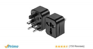 Bild von kwmobile Universal kompakter Reiseadapter nur 5,90€ statt 8,40€