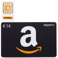Bild von 14,00 Euro Amazon-Gutschein durch Callmobile SIM-Karte für 2,95 Euro