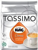 Bild von Tassimo T-Disc Kaffee Hag Crema Kaffeekapseln,  16er-Pack