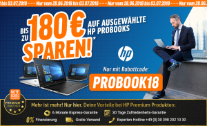 Bild von Notebooksbilliger – Bis zu 180 € Rabatt auf HP Probooks