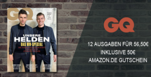 Bild von GQ Jahresabo statt 56,50€ nur 6,50€