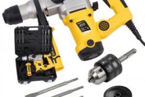Bild von Elektrischer Bohrhammer Bohrmaschine Schlagbohrhammer 1.250W + Bohrer + Meißel