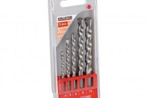 Bild von Kreator Stein-Bohrerset 5-teilig 4 -10 mm Steinbohrer in Kunststoffbox