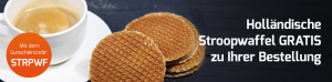 Bild von Kaffeevorteil – Gratis holländische Waffeln zur Bestellung ohne MBW für Neu & Bestandskunden