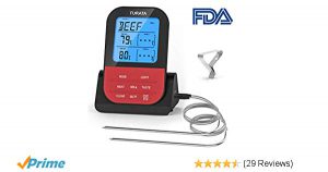 Bild von TURATA Digital Grillthermometer für 13,19€ inkl. Versand statt 23,99€ mit Gutschein