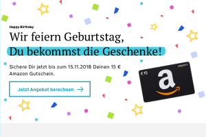 Bild von Haftpflicht-Versicherung in 3 Minuten schnell und unkompliziert + 15€ Amazon Gutschein geschenkt (eff. bis zu 90% Rabatt aufs erste Jahr!)
