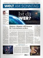 Bild von 4 Monate Welt am Sonntag nur 4,80€