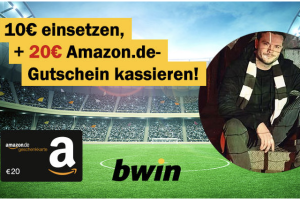 Produktbild von Wahnsinn: 10€ Wetteinsatz und 20€ Amazon Gutschein erhalten!
