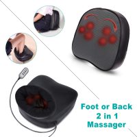 Bild von Naipo Shiatsu Fußmassagegerät mit Wärme, Elektrisch Fussmassage Rücken Massagegerät mit Kneading Vibration Abnehmbare Oberfläche für Füße und Körper Einfache integrierte Kontrollen