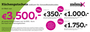 Bild von Mega-Mömax Deal: Mit Aroundhome Küche online planen und bis zu 3.500 Euro Rabatt beim Küchenvergleich sichern
