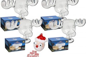 Bild von <b>Amazon</b> <br>4er Set Schöne Bescherung – Elchgläser </br>