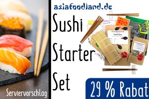 Bild von Asiafoodland – Sushi Starter-Set 2.0 – alles was man braucht und noch etwas mehr – für 2 bis 4 Personen