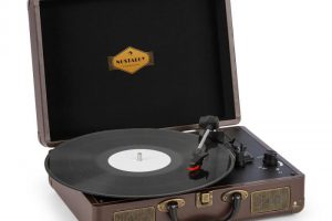 Bild von Peggy Sue Plattenspieler Stereolautsprecher USB-Anschluss braun
