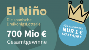 Bild von El Nino Los nur 1€ – 700 Millionen Gewinnchance