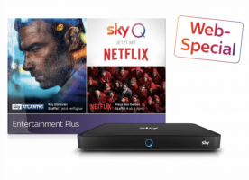 Bild von Sky Entertainment Plus inkl. Netflix + kostenloser Receiver nur 19,99€