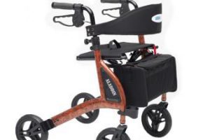 Bild von Leichtgewicht-Rollator LEXAmed Aladdin Holz