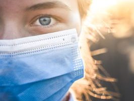 Bild von klassische Mund-Nasenschutz-Maske