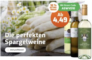 Bild von Spargelweine bei Weinvorteil mit bis zu 48% Rabatt + 10% Gutschein