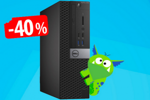 Bild von MONSTERDEAL DES TAGES: Dell OptiPlex 3040 SFF – Pentium G4400 @ 3,3 GHz – 8GB RAM – 500GB HDD – Win10Home = NUR 179€