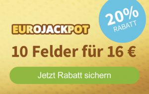Bild von 10 Tippreihen EuroJackpot mit 20% Rabatt *auch für Bestandskunden!