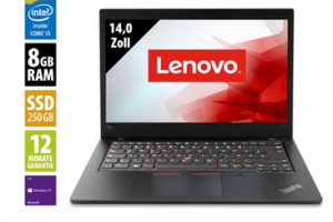 Bild von Lenovo ThinkPad L480 – 14,0 Zoll – Core i5-8350U @ 1,7 GHz – 8GB RAM – 250GB SSD