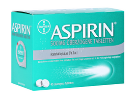 Bild von Aspirin 500 mg, 40 Stück = nur 7,49€