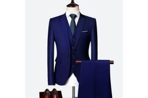 Bild von Premium 3-Teiler Herren Anzug in versch. Farben und Größen im Angebot!