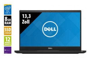 Bild von Dell Latitude 7390 – 13,3 Zoll – Core i5-8350U @ 1,7 GHz – 8GB RAM – 250GB SSD – FHD (1920×1080) – Webcam – Win10Pro